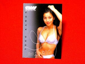 ピカソ　TradingCard　銀箔押しサインカードトレカ　嘉門洋子　106