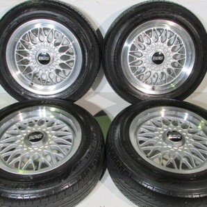 ☆BBS■RG031■FORGED/鍛造■トヨタ用ハブ■114.3-5H/15-7J/+45■195/65R15■DUNLOP■EC202■NOAH.VOXY.ノア.ヴォクシー.エスクァイア.等々の画像1