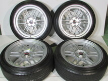 ☆ENKEI Racing■RPF1■エンケイレーシング■114.3-5H/18-9.5J(F)+45(R)+38■225/45R18■YOKOHAMA■ブルーアースRV02■RX-8.スカイライン等_画像1