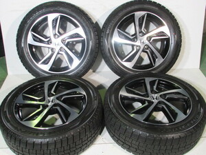 ☆HONDA■オデッセイ純正■215/55R17■DUNLOPウィンターMAXXⅡ■WM02■114.3-5H/17-7J/+55■ヴェゼル.アコード.ステップWGN.エリシオン流用