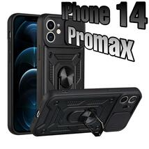 iPhone 14promax ケース ブラック カメラレンズ カバー 耐衝撃_画像1