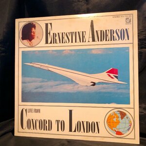 Ernestine Anderson / Live From Concord To London LP Concord Jazz・TOSHIBA-EMI