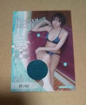 岡田紗佳 アイドルトレカ 3rd Trading Card Pin～spot BIKINI 03 A 37/42_画像1