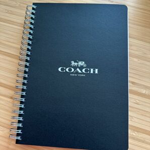 新品　コーチ　ノート　coach リングノート　横掛