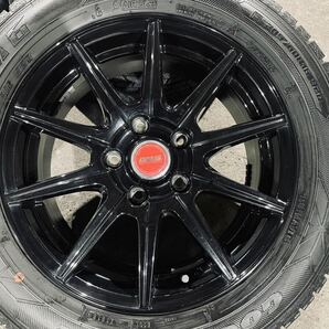 ★バリ溝 2018年★4本 205/60R16 スタッドレス ホイール 6.5J +53 5H PCD114.3 ヴォクシー ノア ステップワゴン アクセラ プリウスα A-5-8の画像3