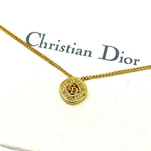 美品 Christian Dior ディオール I1 ラインストーン CDロゴの画像1