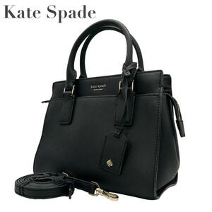 良品　Kate Spad ケイトスペード　ハンドバッグ　2way 黒　レザー