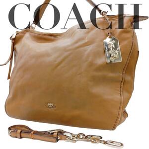 COACH コーチ　2way レザー　ハンドバッグ　ショルダーバッグ　32330