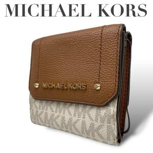 MICHAEL KORS マイケルコース M2 三つ折り財布　MKモノグラム