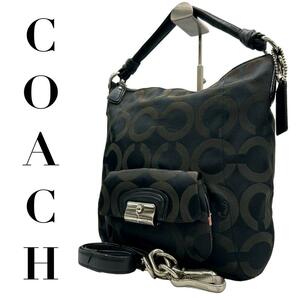 COACH コーチ　s15 オプアート　14753 ショルダーバッグ　2way