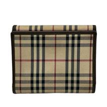 良品　Burberry バーバリー　w1 三つ折り財布　ノバチェック　財布_画像3