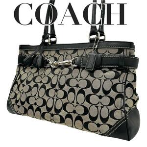 COACH コーチ　s27 肩掛け　トートバッグ　ワンショルダーバッグ　クリップ