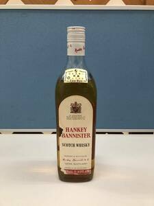お買い得 ☆未開栓☆ HANKEY BANNISTER ハンキーバニスター 750ml 白キャップ 43度 特級 ウイスキー スコッチ 古酒