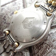 タグホイヤー セル WG1120-K0 クォーツ プロフェッショナル 200m デイト 38mm メンズ 腕時計 稼動品 TAG HEUER 1円スタート_画像8