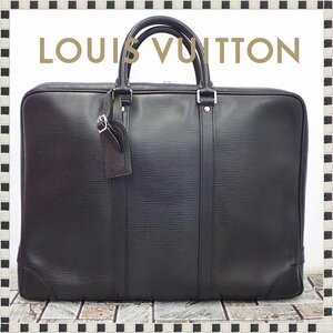 ルイヴィトン ポルトドキュマンヴォワヤージュ M41142 エピ ノワール ブリーフケース ビジネスバッグ LOUIS VUITTON 1円スタート