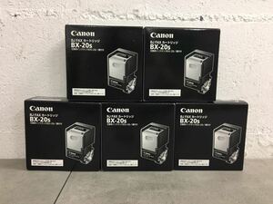 x0306-05★未開封保管品 Canon BJ FAXカートリッジ BX-20s / 交換用インクタンクBXI-20s付 5点まとめて キャノン 