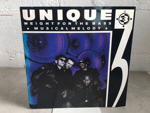 r0318-51★レコードLP / HIPHOP / ヒップホップ / Unique 3 Musical Melody / Weight For The Bass-7 45 45 rpm/m