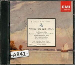 【EMI】ヴォーン・ウィリアムズ：タリスの主題による幻想曲、ノーフォーク狂詩曲第1番ほか　　ハイティンク、ロンドンフィル　　-A841-　CD