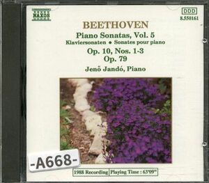 【Naxos】ベートーヴェン：ピアノ・ソナタ第5番、第6番、第7番、第25番（ヤンドー）　　　　-A668-　CD