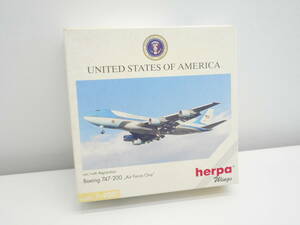 1278 模型祭 ヘルパ herpa エアフォースワン ボーイング 747-200 Air Force One 1/400 UNITED STATE OF AMERICA 560191