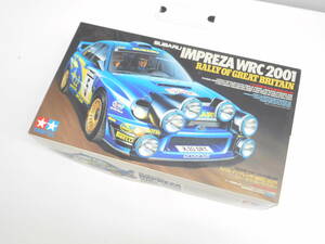 模型祭 タミヤ スバル インプレッサ WRC 2001 ラリー オブ グレートブリテン 1/24 IMPREZA 未組み立て 箱ダメージ有り
