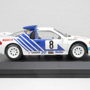 1413 模型祭 ミニカー 1/43 フォード RS200 スウェーデン ラリー 1986 FORD k.Grundel B.Melander メーカー不明 箱ダメージ有の画像5