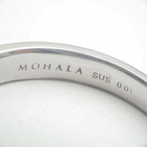 ブランド祭 モハラ ブルーダイヤモンド リング サージカルステンレス MOHALA ハワイアンジュエリー リーフカット 傷あります 本体のみの画像5