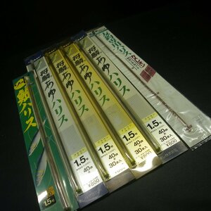 ゴーセン/Toray/カツイチ ソフト鮎・将鱗あゆ・友釣専用ハリス 1.5号 6点セット ※在庫品 (18i0102) ※定形外郵便