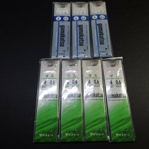 Gamakatsu trout . device 4 number Harris 0.6 number total 7 pieces set * stock goods (8i0705) * click post 