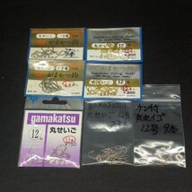 gamakatsu がまかつ鈎 丸せいご ケン付 7点(90本)セット ※数減有/在庫品 (33m0305) ※クリックポスト_画像1