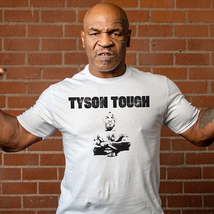 新品 2XL オフィシャル 正規品 マイクタイソン TOUGH プリント Tシャツ 白 ホワイト ブラック メンズ XXL MIKE TYSON 本物 公式 ボクシング_画像7