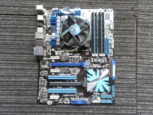 Z☆マザーボード ASUS P7P55D-E　CPU　i7-860　メモリ12GB　2.80GHz　PCパーツ　動作外し品