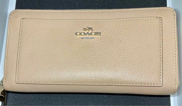 COACH 長財布　ベージュ