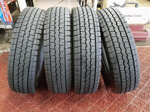 パF5148■145/80R12 80/78N LT　4本価格　DUNLOP WINTER MAXX SV01　送料無料 冬 ’18年 8分山 エブリイ キャリィ ハイゼット サンバー