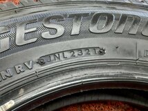 パF5182■155/80R14 88/86N LT　4本価格　BRIDGESTONE BLIZZAK VL1　送料無料 冬 ’21年 8分山 ADバン サクシード プロボックス NV150_画像10