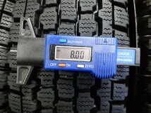 パF5193■145R12 LT 6PR　4本価格　BRIDGESTONE BLIZZAK W965　送料無料 冬 8.5分山 エブリイ キャリィ ハイゼット アクティ サンバー 深溝_画像3