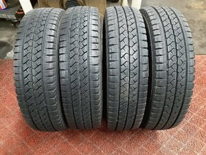 パF4554■165R13 LT 6PR　4本価格　BRIDGESTONE BLIZZAK VL1　送料無料 冬 ’19年 8分山 サクシード プロボックス ADバン NV150 商用車