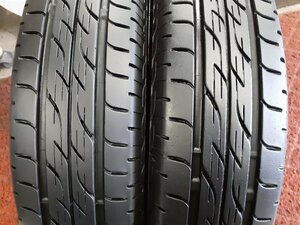 パF5218②■145/80R13 75S　2本のみ　BRIDGESTONE NEXTRY　送料無料 夏 7.5分山 ムーヴ タント N-BOX MRワゴン ルークス パレット ラパン