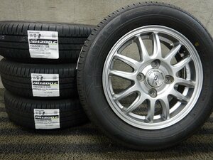 新品夏タイヤ★J1T7697■155/65R13 BRIDGESTONE ECOPIA NH200C 21年 社外 4J 4H PCD100★条件付送料無料★EKワゴン ワゴンR アルト ラパン