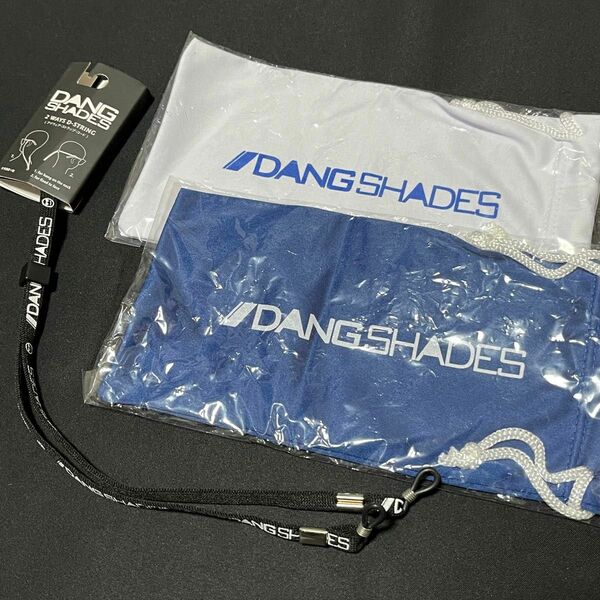 DANGSHADES ダンシェディーズ サングラス ケース カバー ２色セット STRING ストラップ付き 3点セット