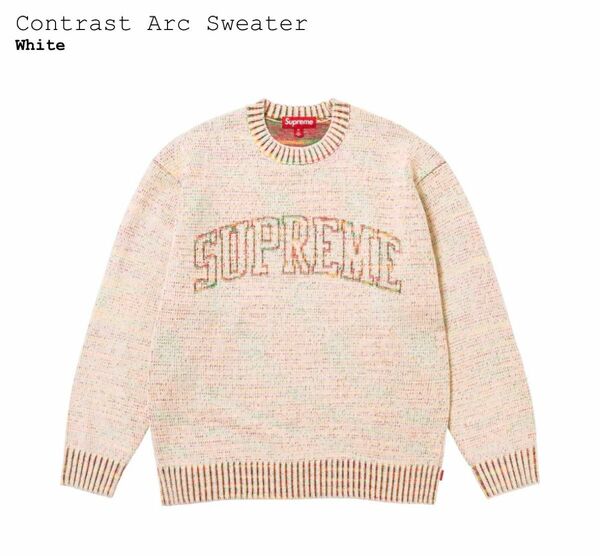 シュプリーム　Contrast Arc Sweater