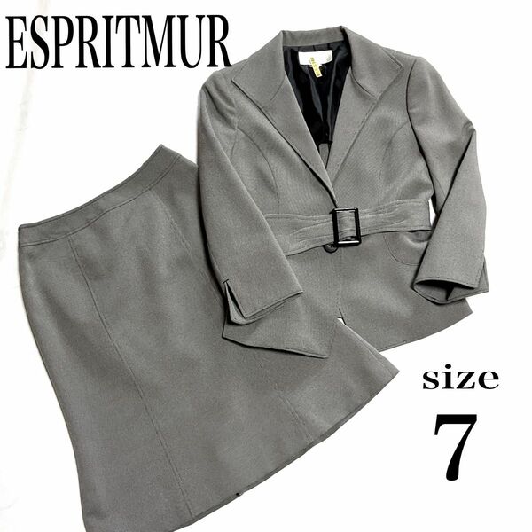 ESPRITMUR 7分袖スーツ　ビジネススーツ　リクルートスーツ　フォーマル