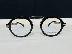 Yohji Yamamoto Yohji Yamamoto glasses frame YY5009 019 unused beautiful goods no lenses fashionable eyeglasses round 