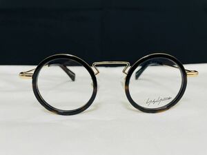 Yohji Yamamoto ヨウジ ヤマモト メガネフレーム YY1003 127 未使用 美品 伊達眼鏡 サングラス ゴールド 鼈甲柄