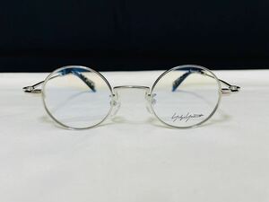 Yohji Yamamoto ヨウジ ヤマモト メガネフレーム YY1309 005 伊達眼鏡 未使用 美品 シルバー 丸メガネ サングラス