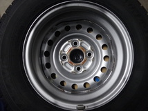 新品23年製145R12DUNLOPダンロップタイヤ12×4ダイハツ純正ホイール付き4本セットENASAVEVAN01145/80R1280/78Nハイゼットアトレー サンバー_画像8