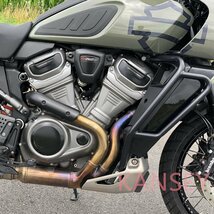 Harley ハーレー パンアメリカ RA1250/S 2021-2023 フロントサイド ボディーガード スチール_画像3