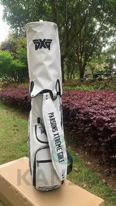 極上品 ホワイト PXG　キャディバッグ スタンドモデル