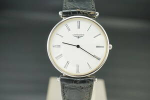 本体良品♪【P2/20-1 AB10】★LONGINES/ロンジン グランドクラッシック クオーツ L4.635.4 メンズ 電池交換済み稼働品★