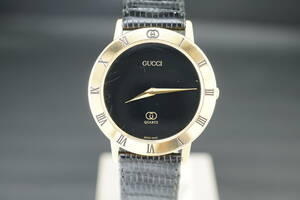 【B1/20-Y AB12】★GUCCI/グッチ クオーツ 3001M メンズ腕時計 電池交換済み稼働品★